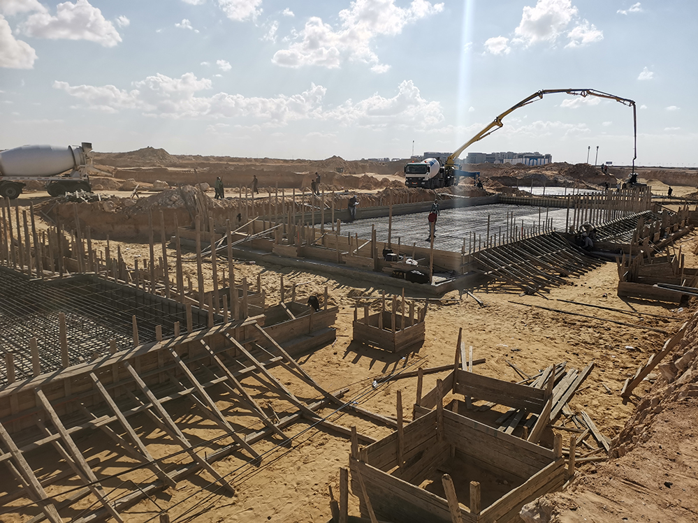 إنتاج وتوريد الخرسانة الجاهزة